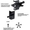 Quick Pin Door Bolt Automatic Latch Gate Lock Post Mount Bolts Heavy Duty Spring Steel Gravity Locking For Outdoor Fence Posts