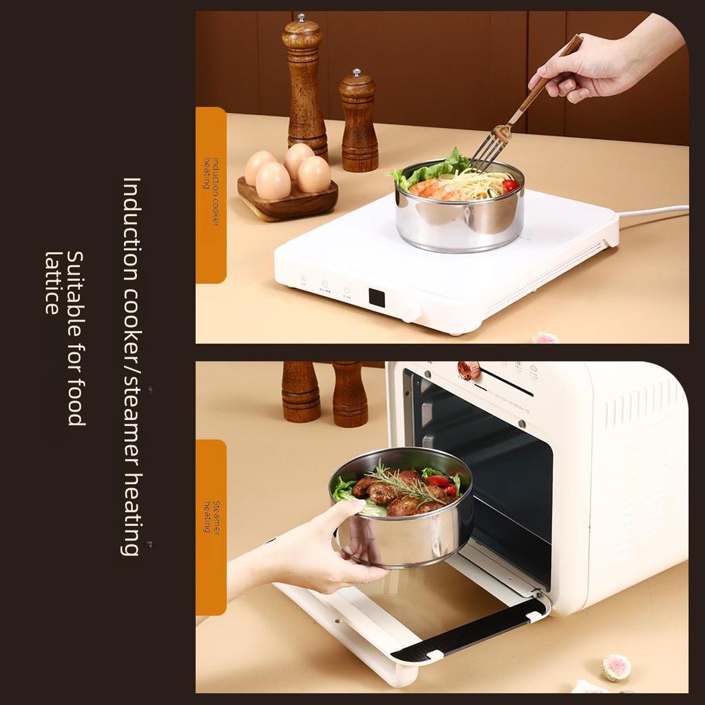 Outdoor Stainless Steel Multi-Layer Portable Lunch Box with Large Capacity for Students
