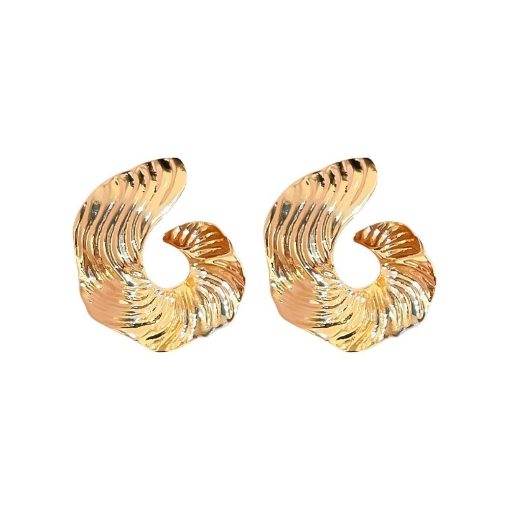 Ear Jewelry Geometric Patterns Earrings Exaggerated Zinc Zinc Alloy Stud Earrings  Party Decoration