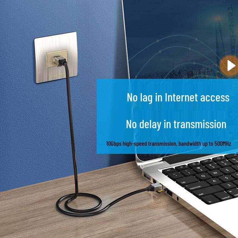 

Choseal Cat6A 10 Gigabit Double Shielded Ethernet Cable 8m