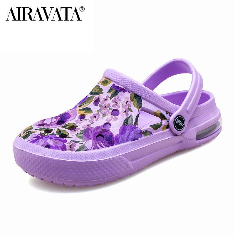 Muži Ženy Sandál Prodyšný vzduchový polštář Dřeváky Plážové žabky Boty Ploché pantofle