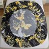 3pcs Butterfly Print Bedding Set - Ultra-Soft, Breathable, Stain-Resistant Fitted Sheet and 2 Pillowcases, Deep Pocket Design