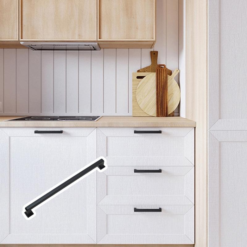 Strong Zinc Drawer Pulls with Heavy Duty Construction 6pcs for Longevity in Kitchens & Bedrooms High Use Zones