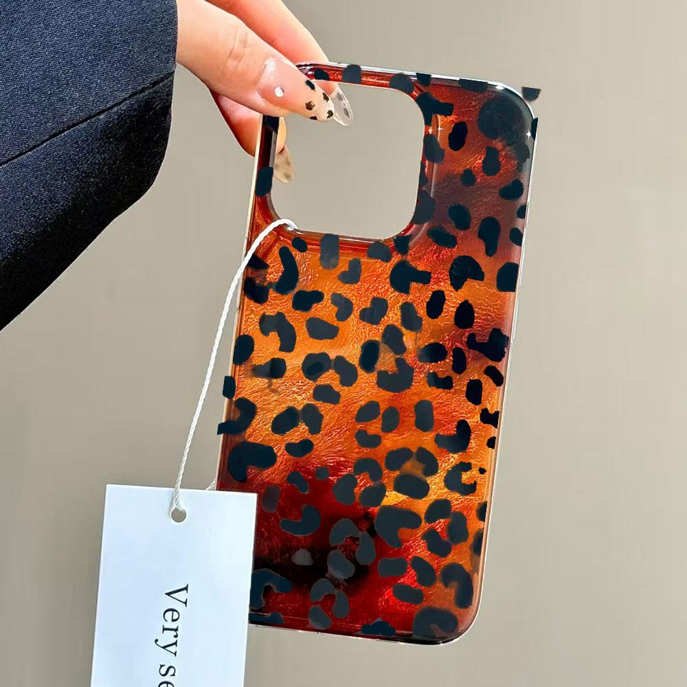 

Dark Brown Amber Leopard Print Phone Case for Honor 400 200 90 Smart Pro Magic7 70 Lite X9a X9c X9b X8b X8a X8c X7c X7b Cover HONOR X9C