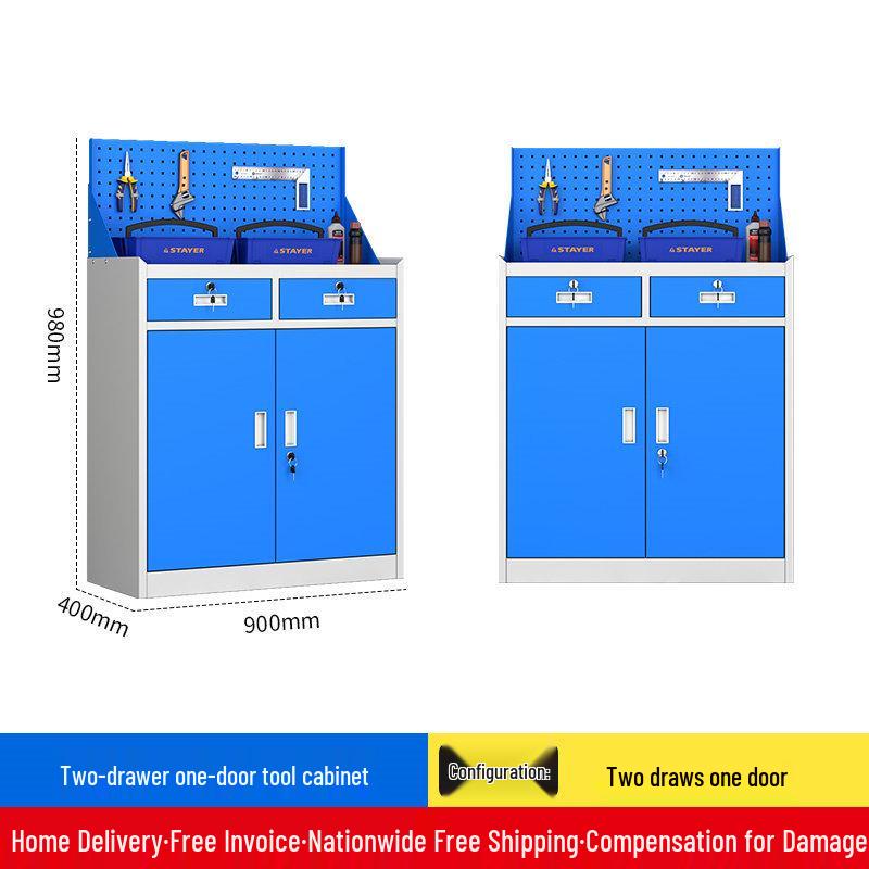 Heavy Duty Tool Cabinet with Thickened Drawers for Workshop and Auto Repair Storage.
