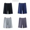 Men's Summer Cotton Mid-Waist Casual Pajama Shorts