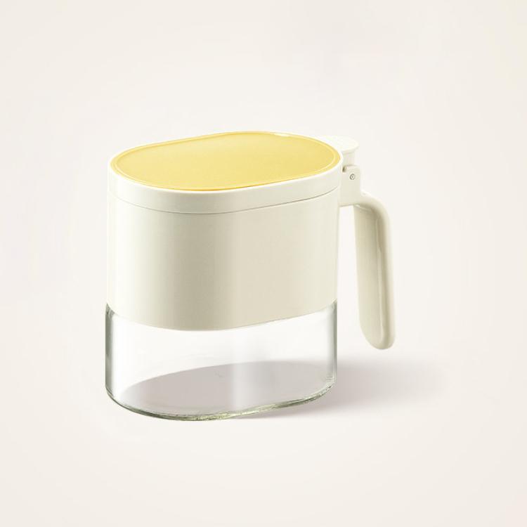 Household Magnetic Seasoning Box Kitchen Sealed Moisture-proof Seasoning Jar Classification Storage Box With Spoon Seasoning Box