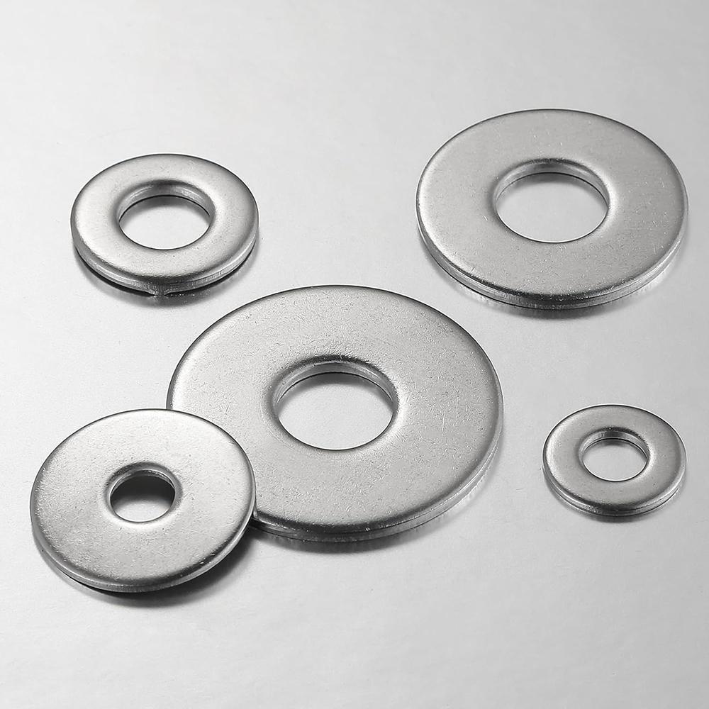 2/50X A2-70 304 Stainless Steel Flat Washers M2.5-M16 Large Size Oversize Big Wider Plain Gasket Flat Washer