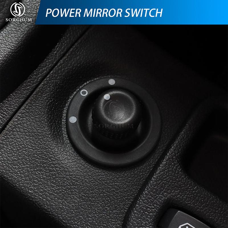 SORGHUM 8200214919 Power View Mirror Switch External Mirror Knob Button For Renault Kangoo Clio Master Modus Duster 255704649R