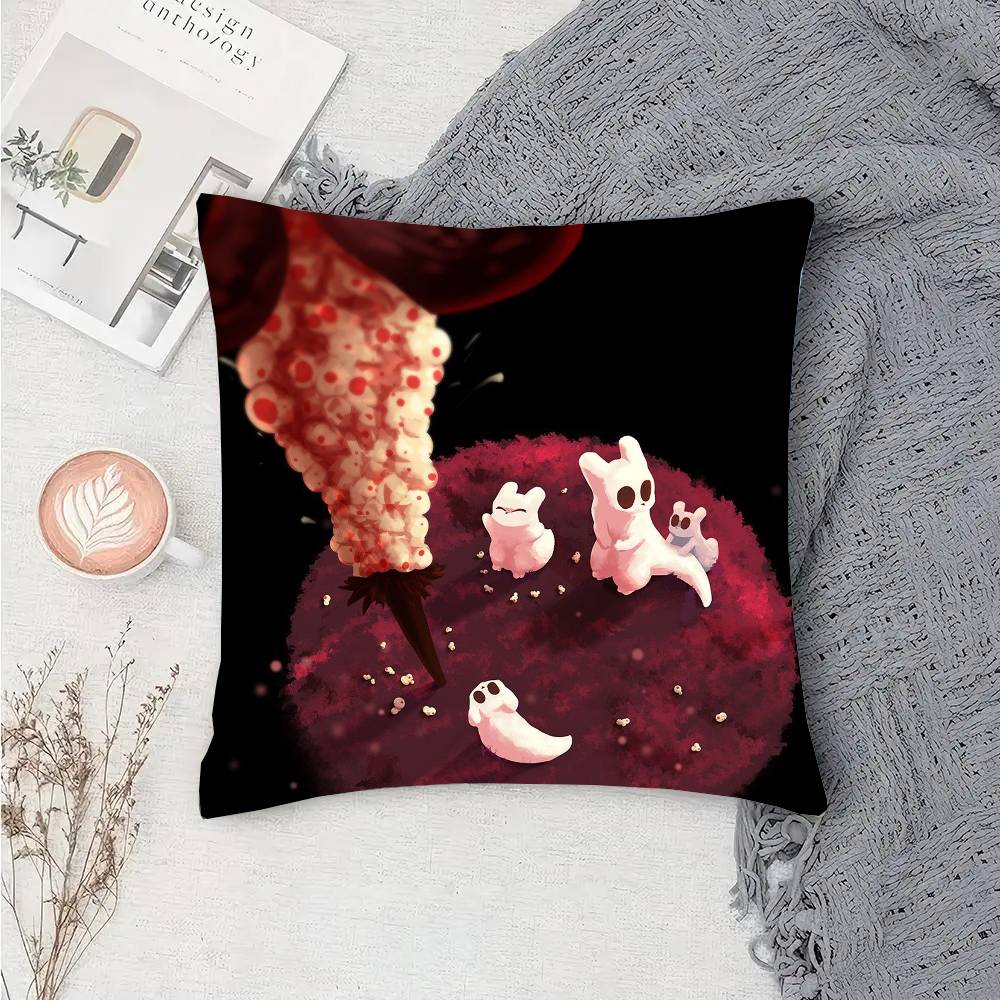 Hot Video Game R-Rain World Pillow Case Fashion Square Pillowcase Bedroom Sofa Room Ins Decoration Leisure