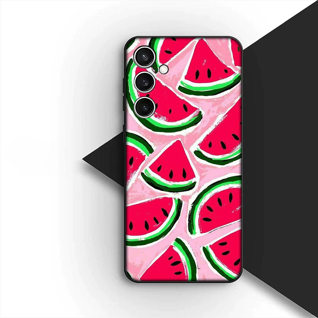 Cover for Samsung Galaxy S10 S8 S9 Plus A33 A34 A31 70 A71 A72 Note 20 9 8 S10E Phone Case Watermelon Fruit Strawberry Summer