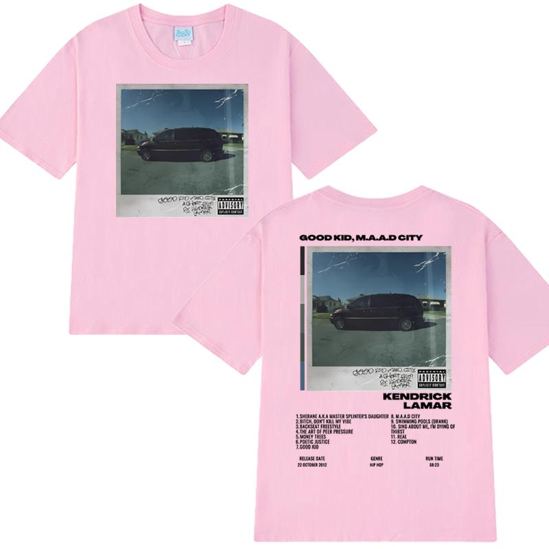 Kendrick Lamar Tour 2025 Double Sided printed T shirt Men Women Hip Hop vintage streetwear Unisex Cotton short sleeve T-shirts