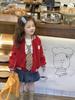 2025 Autumn College Style Baseball Jacket for Toddlers - Girls' Fashion Cardigan