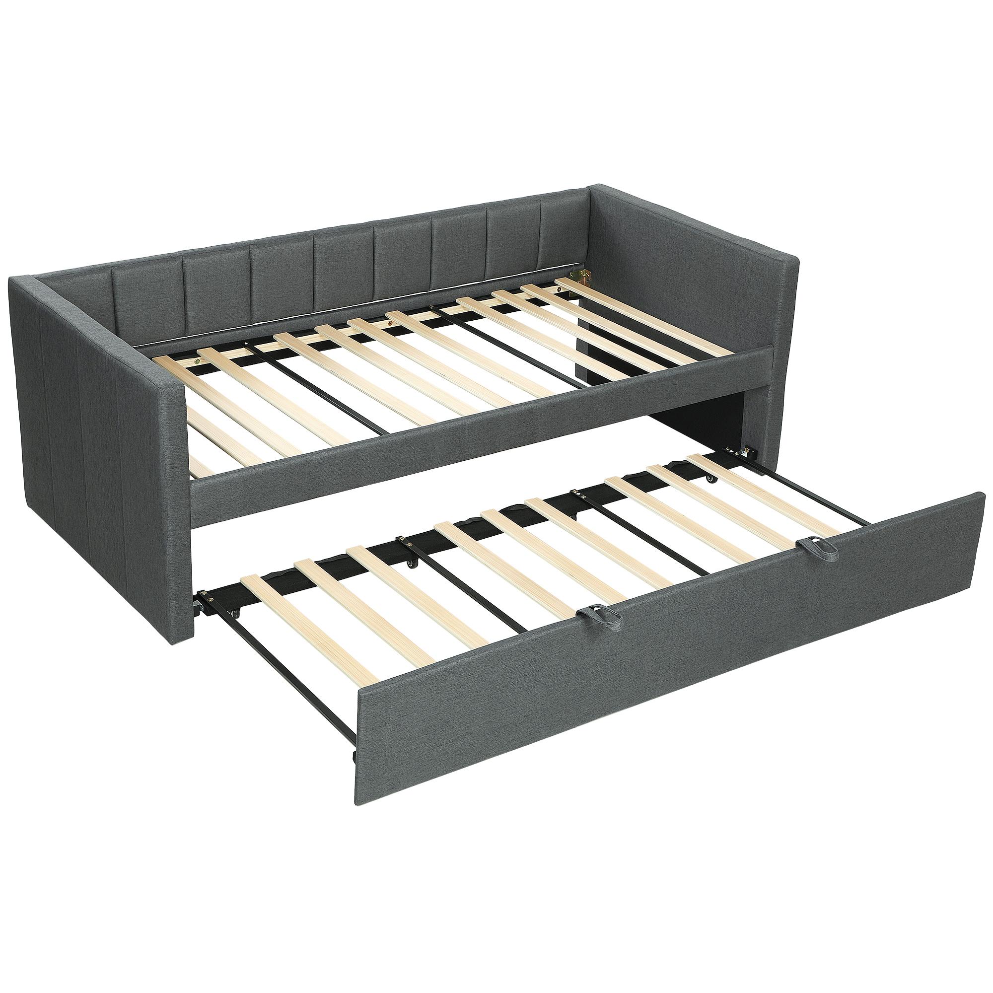 Single Bed with Pull-Out Second Bed