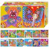 6/12pcs 3D EVA Foam Sticky Mosaics DIY Animal Art Painting Airplane Car Spaceship Cat Dog Creative Wall Decor Birthday Gift JXB