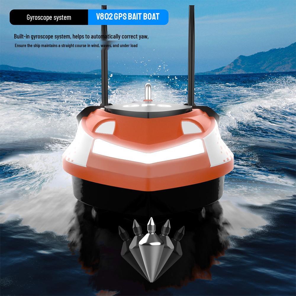 Smart Electric Remote Control Bait Boat with Automatic Return and Dispenser for Outdoor Fishing