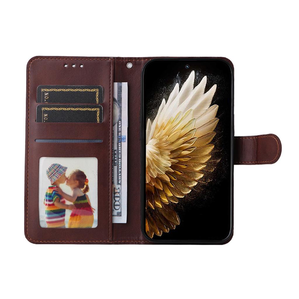 For TECNO Spark 40 Pro 4G PU Leather Wallet Case Phone Stand Cover with Tempered Glass