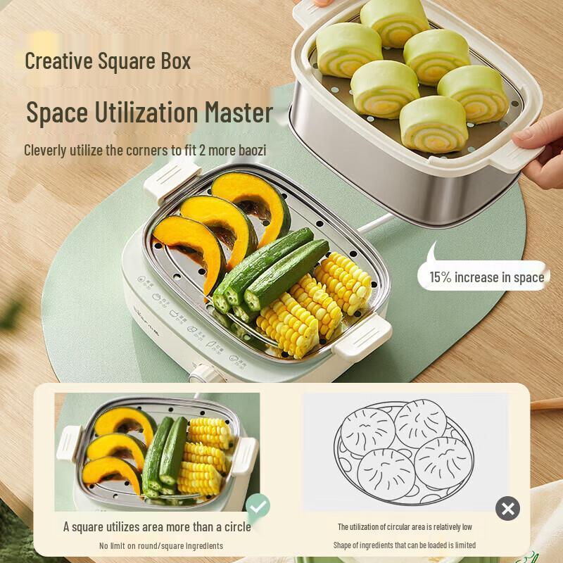 Bear Automatic Multi-functional Egg Cooker & Steamer CN plug (adapter included)