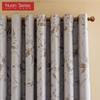 1PC Nuan Series French Retro Style Floral Printed Curtains 100% Fully Blackout Curtains for Bedroom Living Room Balcony Window for Home Decor