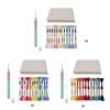 Beginner Punching Needle Embroidery Set Inlcudes 12 Color Yarn, Embroidery Cloth, Punching Needle Pen, Needle Threader