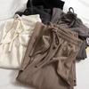 Plus Size Women's Wide Leg Summer Pants - Lightweight, Loose Fit, Slimming, Draping Straight Leg, Casual Style.