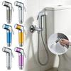 Plastic Handheld Bidet Sprayer Easy Install Bidet Shower Head Self Cleaning Nozzle Bathroom