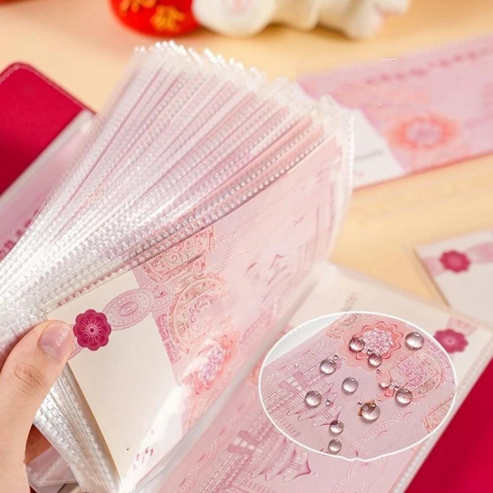 PU Leather Money Saving Challenge Book Cartoon Cash Budget Notebook  for Budgeting Planner