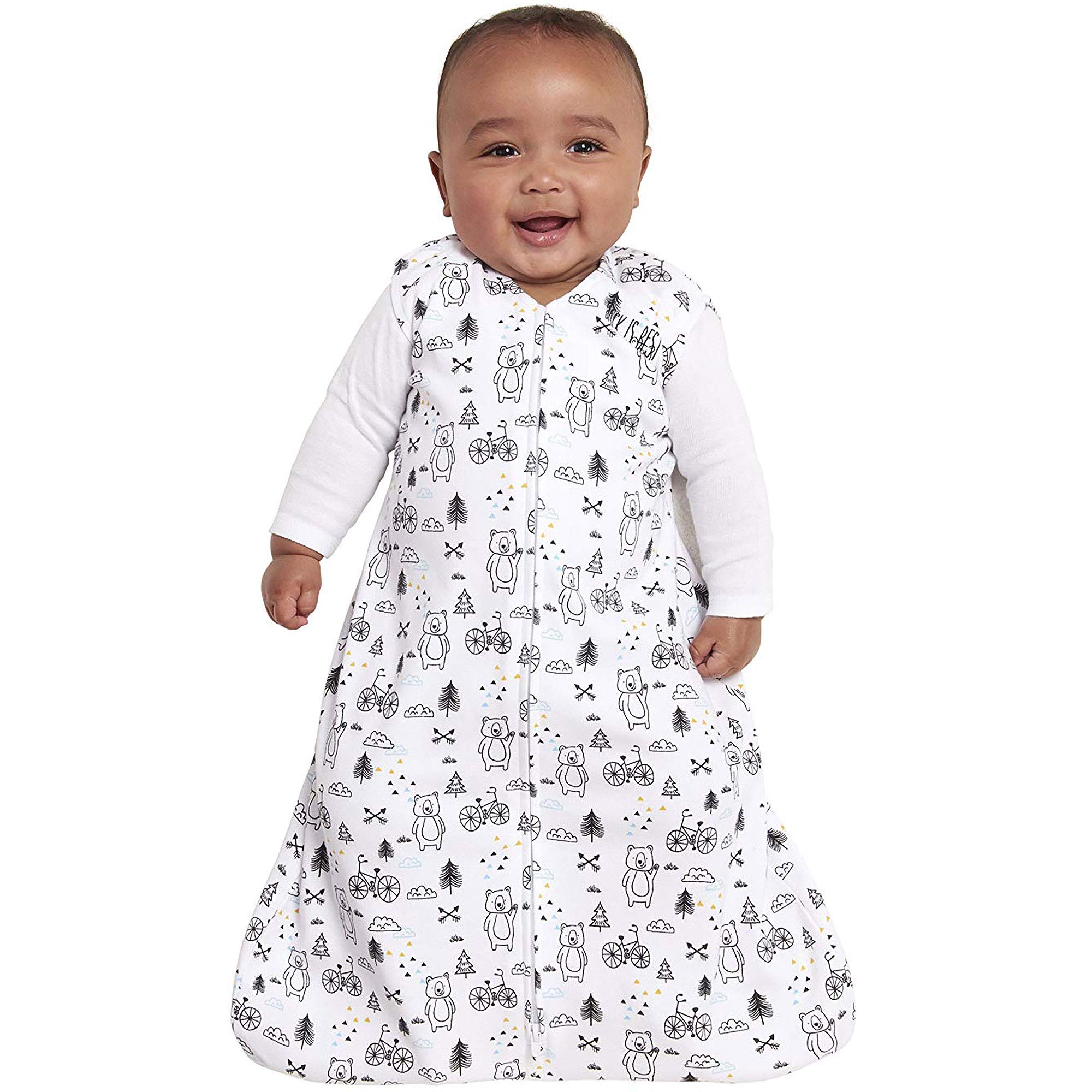 

Носимое одеяло Sleepsack из 100 % хлопка, TOG 0,5, Медведи,