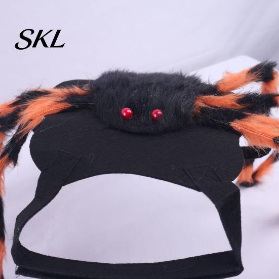 Small Dog Spider Outfit Halloween Costume for Cat, Hairy Pet Comfortable Dress-up Dress Up Party Accessory, Festival Unique