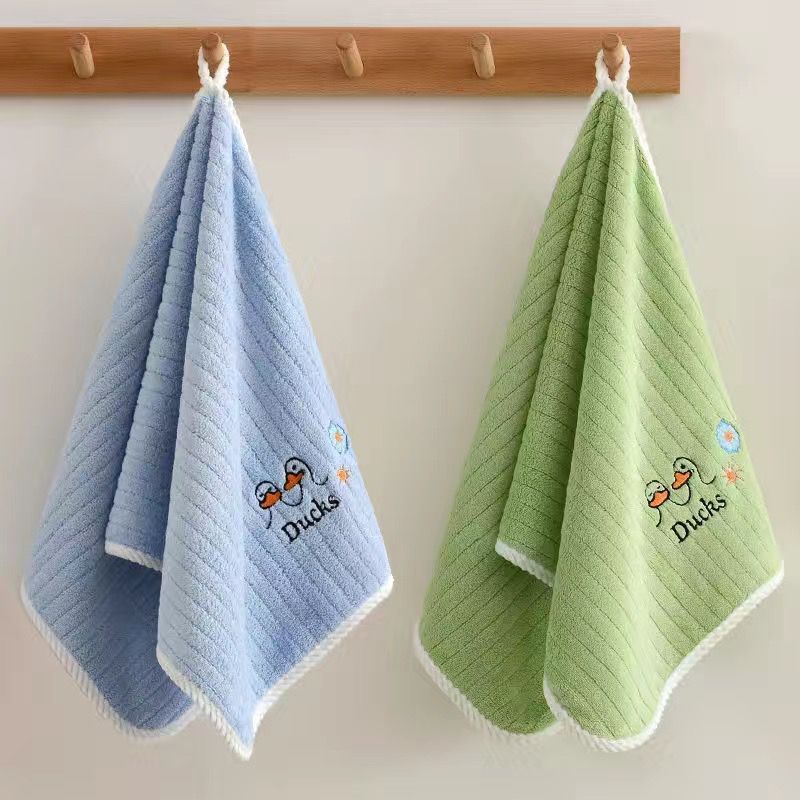 26X50 см милое полотенце с узором утки — фото 21