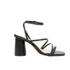 New simple square head thin strap versatile thick heel shoes open toe with high heel sandals