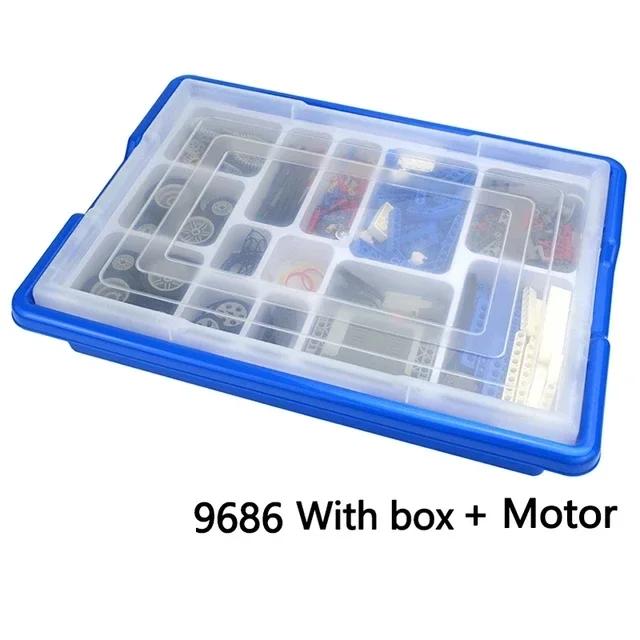 Großhandels-Technische Teile Stift Hubarm Steine Noppenlose Balken Achse Stecker Verbinder Platte Zahnrad 9686 Bausteine Kompatibel Leduo Spielzeug