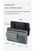 Multi-functional Car Sun Visor Organizer: Glasses Case, Sunglasses Clip, Card Holder, Storage Bag