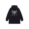 Li Ning Solid Color Warm Comfortable Multi Pocket Hooded Down Jacket Men Jacket Black AYMS147-1