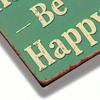 Vintage Metal Sign Think Happy Be Happy 8x12 Inch Waterproof Farmhouse Home Decor