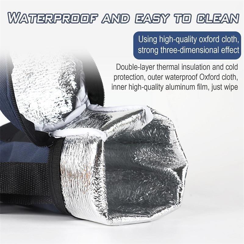 1PC Water Bottle Round Insulation Cover Folding Ice Pack Hot Water Bottle Insulation Cover for Outdoor Picnic Trip