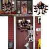 Kreativer Halloween Spinnen Stoff Türhänger Mit Einzigartigem Vielbeinigem Design Für Festliche Dekoration