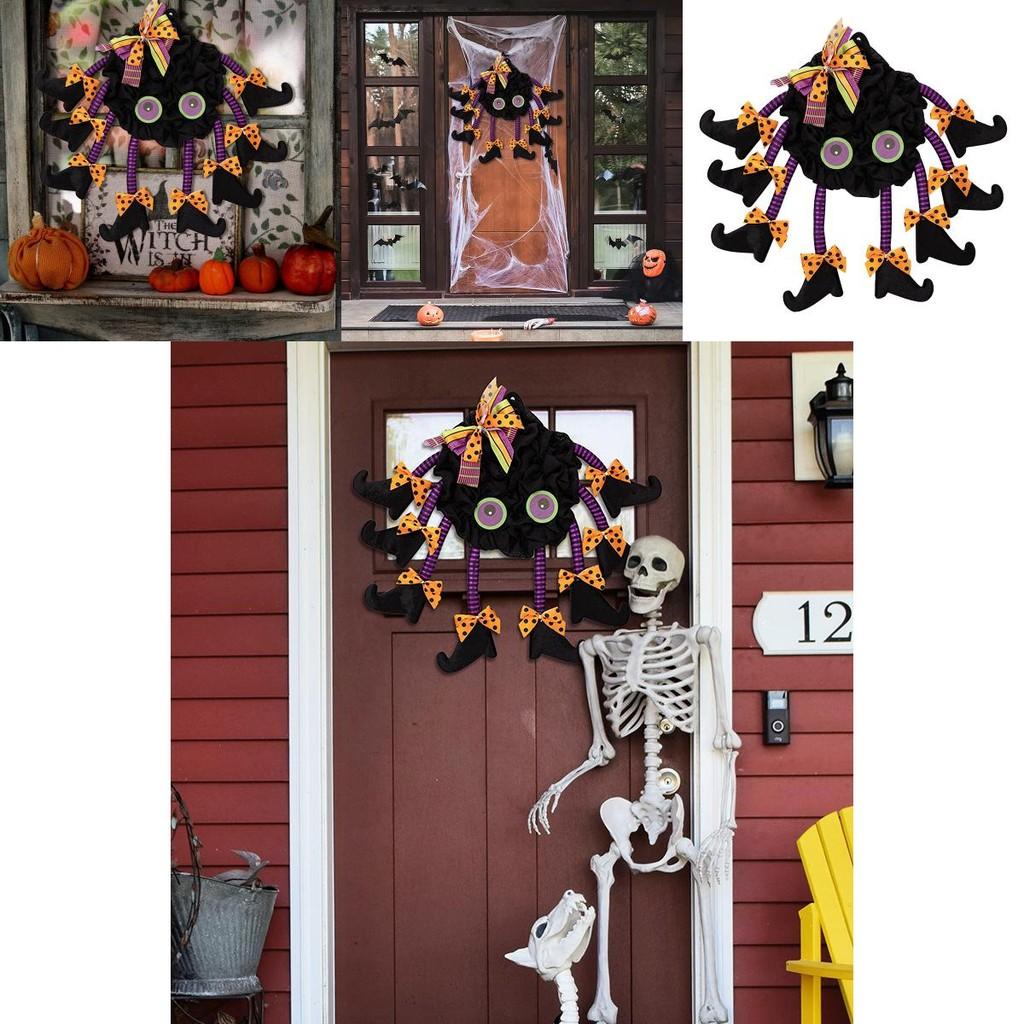 Kreativer Halloween Spinnen Stoff Türhänger Mit Einzigartigem Vielbeinigem Design Für Festliche Dekoration
