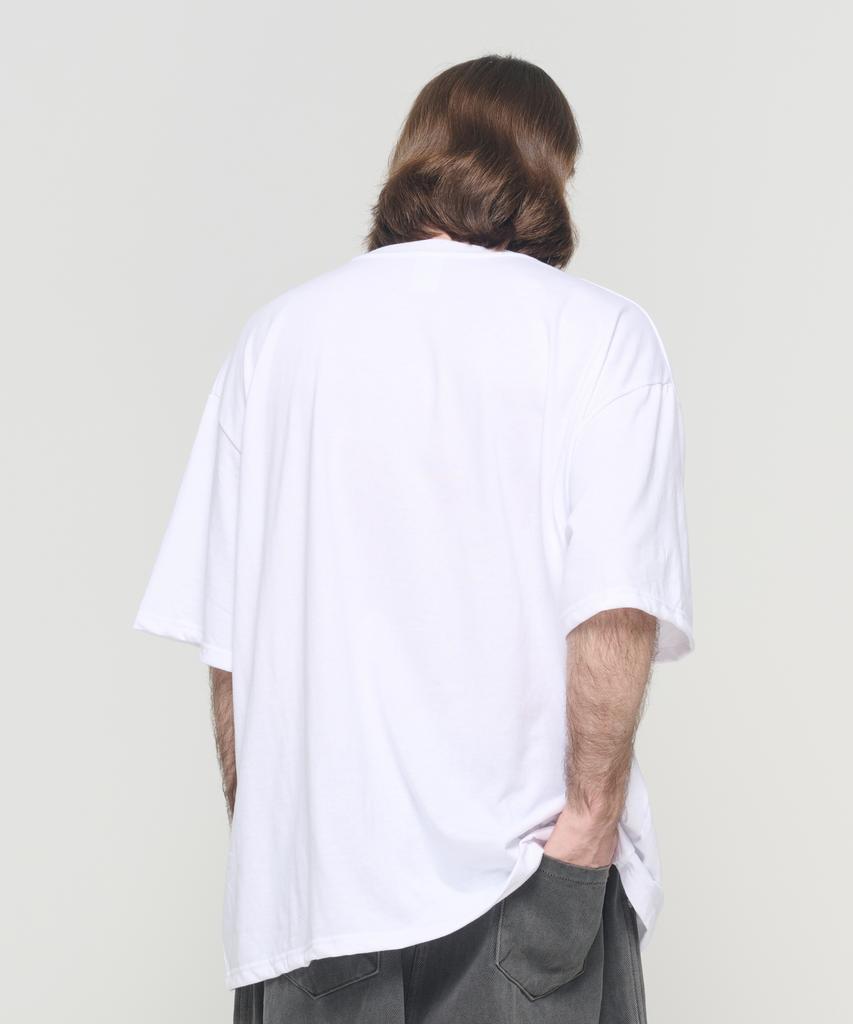 CARGOBROS (Big Size) American Paisley Street Short Sleeve T-Shirt (White)
