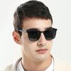 Non-polarized Classic Rectangle Sunglasses Men Night Vision Driving Sunglasses Fashion Square Spring Hinge Driving Cycling Eyewear