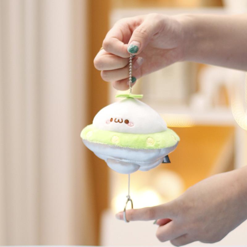 

Peace Game For Ufo Plush Doll Keychain Toy Bag Decorations Pendant Gift UFO