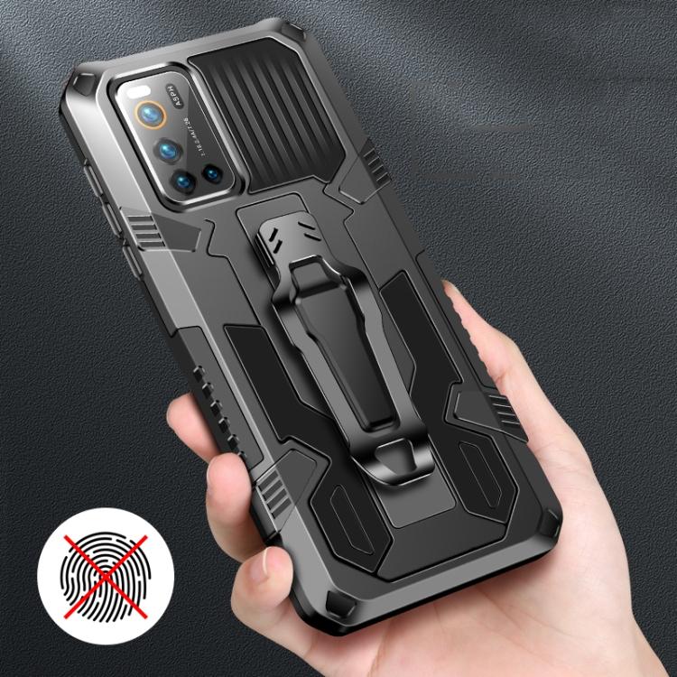 Custodia protettiva antiurto in PC + TPU per Guerriero con Armatura Meccanica