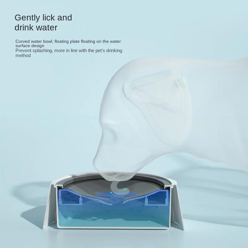 Hundewasser Schwimmender Napf für Hunde Napf Outdoor Spaziergang Welpe Automatisches Anheben Haustier Reise Wasserflasche Katze Trinknapf Zubehör