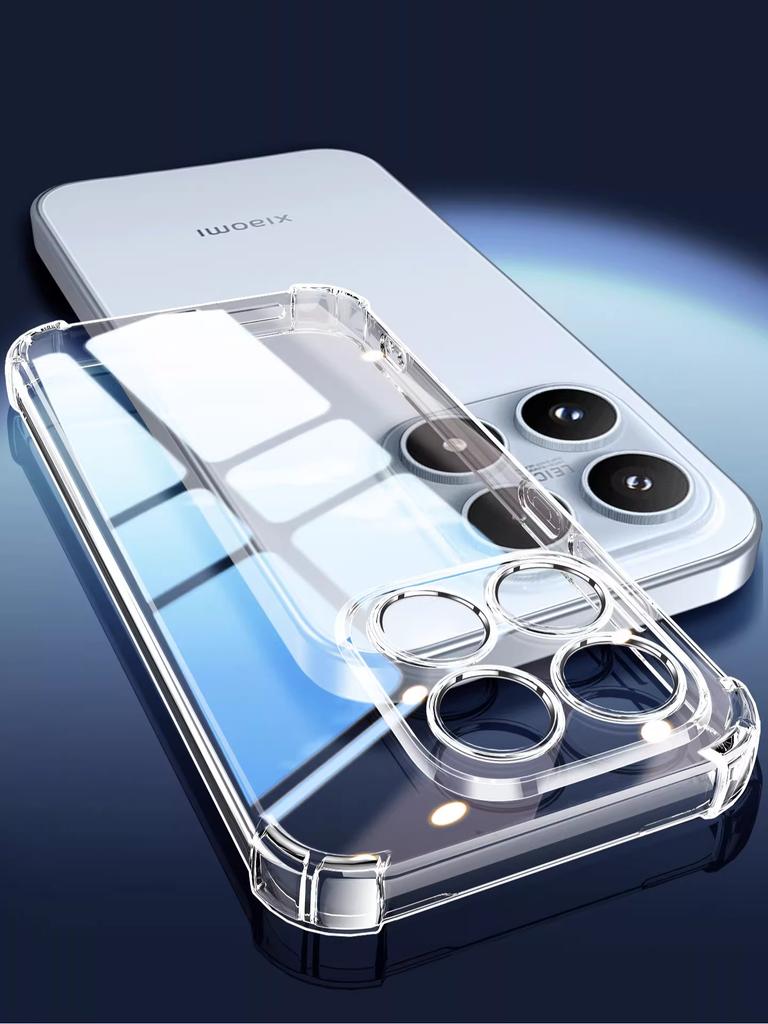 EUCAGR Airbag Transparent TPU Shockproof Case For Xiaomi 17 Pro Max MI17 Back Cover Clear Shell Coque Fundas Xiaomi 17Pro Max
