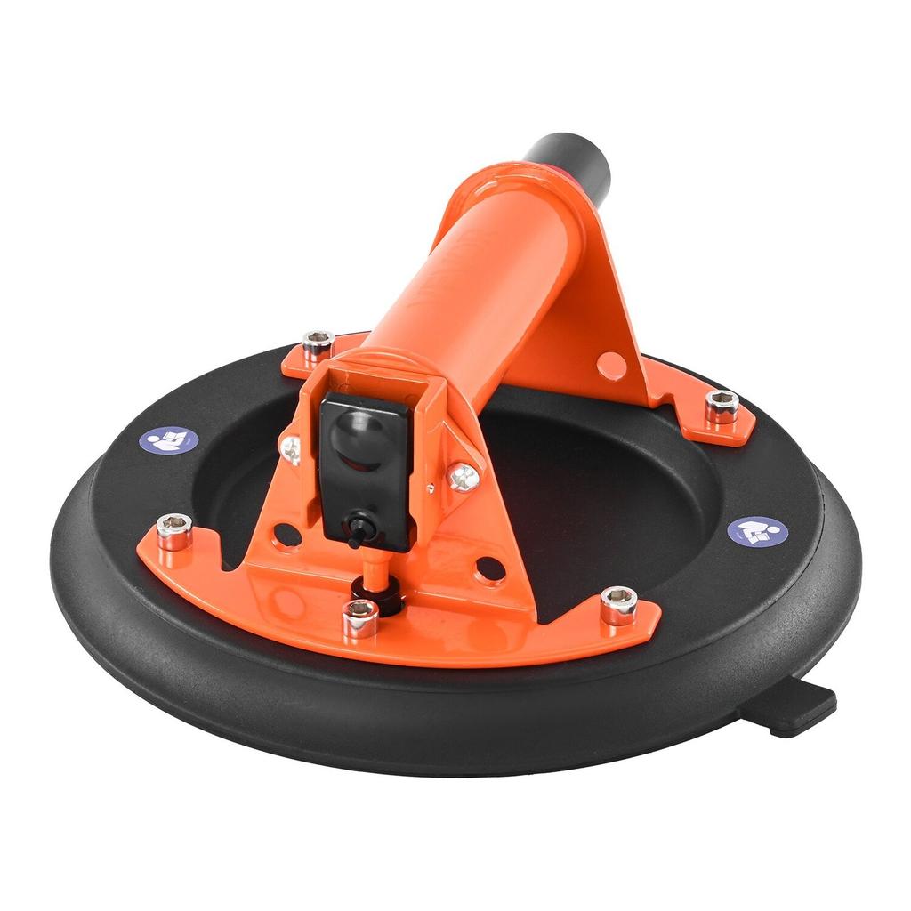 Vacuum Suction Cup, 203 mm Vacuum Glass Lifter with Metal Handle, 195 kg Max Lifting Capacity Tile Suction Cup Tool with Carrying Case for Lifting