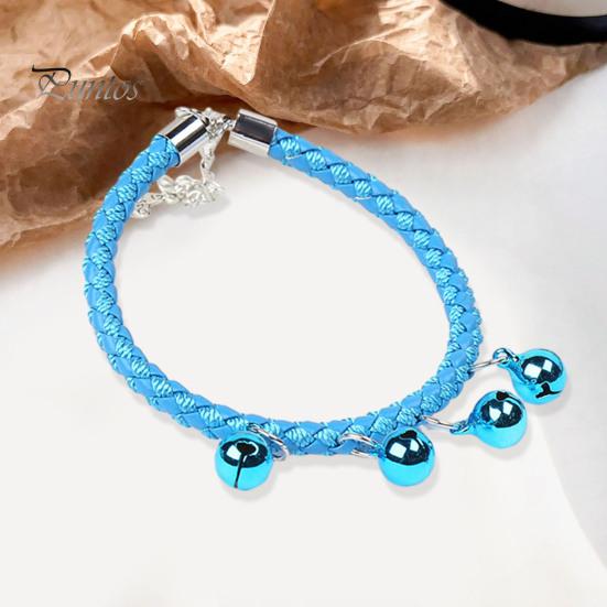 Pet Collar with Crisp Sound Bell Adjustable Chain Necklace Cat Dogs Comfortable To Wear Collar Pet