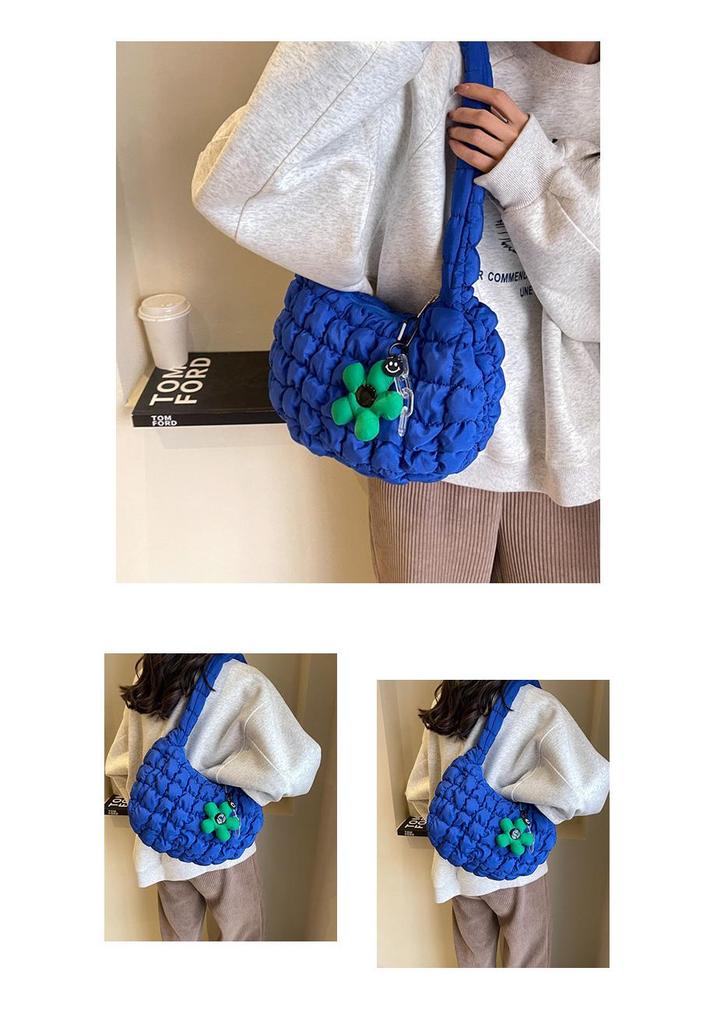 Korean Dongdaemun Women's Fashion Casual Cloud Pleated Shoulder Bag