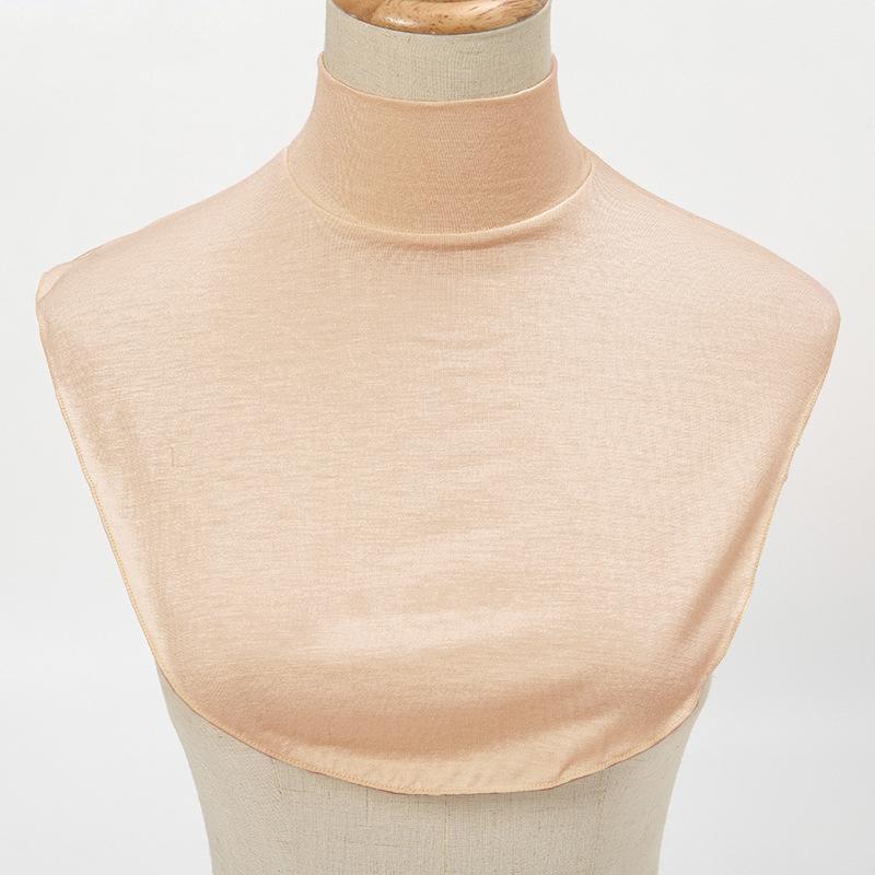 Korean Style Round Base Layer False Collar - All-Season Decorative Accessory
