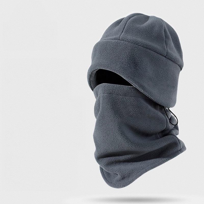 1PC Fleece Hat, Scarf Integrated, Men's and Women's Autumn and Winter Warm Neck Mask, Scarf, Windproof Cycling Cap