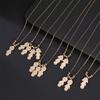 Stainless Steel Boy Girl Necklace Pendant Lover Necklace Choker Family Necklace  Lovers
